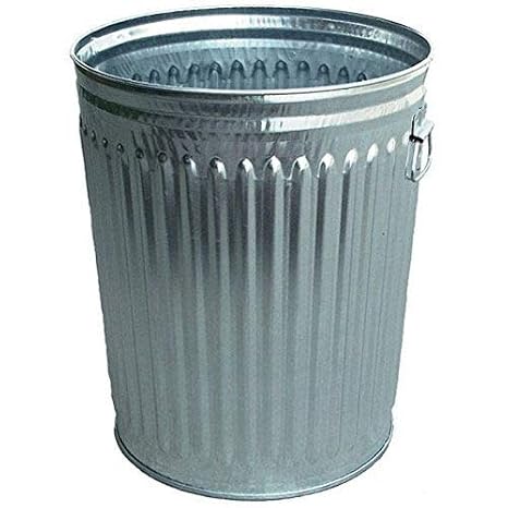 WITT Industries WHD24C Galvanized Garbage Can, 24 Gallon Heavy Duty