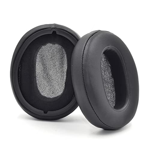 WH-XB900N Earpads Replacement Ear Pads Protein Leather Ear Cushion Cover Compatible with Sony WHXB900N WH-XB900NB WH-XB900N Noise Cancelling Headphones Black