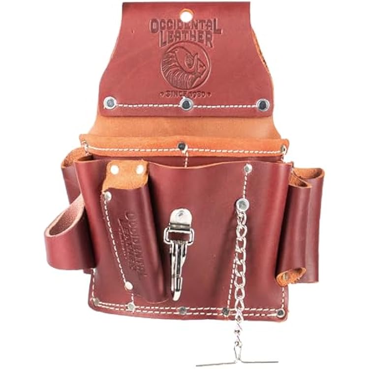 Occidental Leather Electricians Tool Pouch - 15 Pockets & Tool Holders - Made in USA