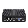 WEIDIAN Industrial Mini PC J5005 PC Fanless 4GB RAM 64GB SSD 2RS232 COM 2Gigabit LAN HD+VGA Win11 Fanless Industrial Fanless Embedded Mini Computer Linux Auto Power On