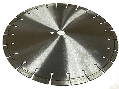 14" Diamond Saw Blade for Cutting of Most Cured Concrete, Concrete, Paving Stone and Construction Materials, Dry/Wet Cutting
