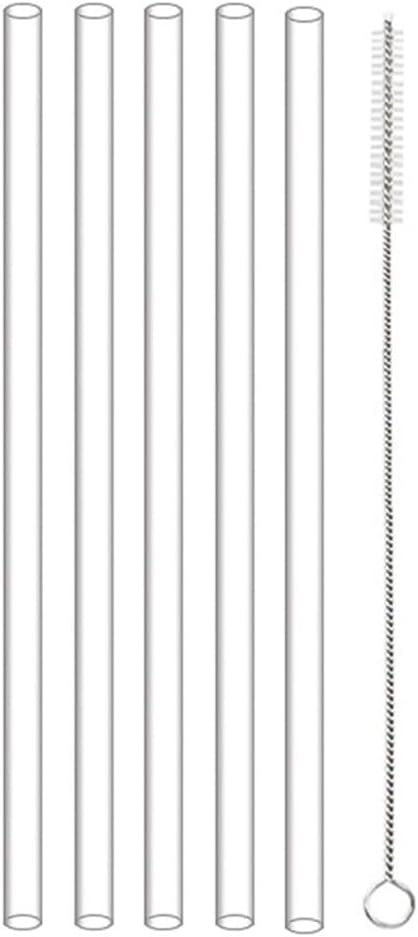 Replacement Straw for Thermoflask 40oz, Transparent, 5 Straws