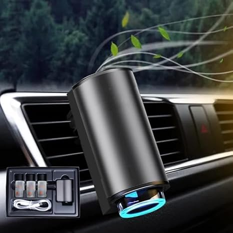 Smart Car Air Freshener Diffuser, Aromatizante para Carro Inteligente Intelligent Car Aroma (Bluebell3pcs Oils)