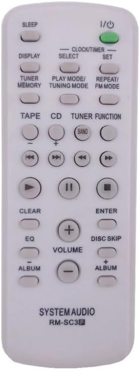 Replacement for Sony HCD-GRX8 MHC-GRX88 RM-SC31 CMT-EH15 HCD-CBX1 HCD-GS10 | HCD-GRX88 MHC-R800 HCD-R800 MHC-RX99 HCD-RX99 A1237274A Hi-Fi Component Audio System