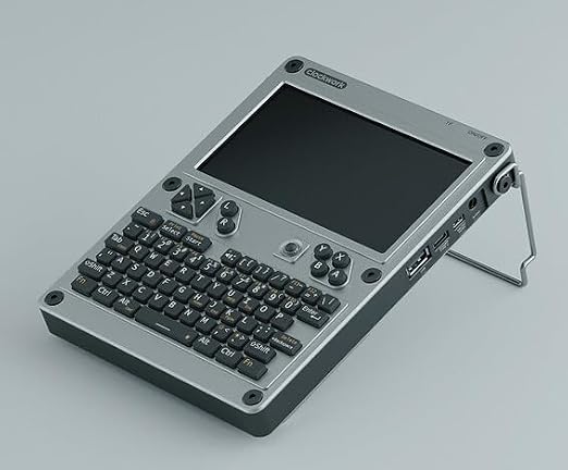 uConsole Kit for Raspberry Pi CM4, ClockworkPi v3.14 Rev 5 Mainboard, WiFi + 4G LTE, 5 Inch IPS QWERTY Handheld Linux Computer (Non Core) (Silver, WiFi Only)
