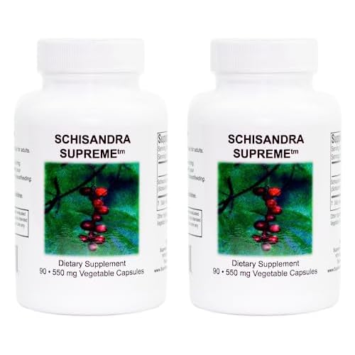 Supreme Nutrition Schisandra Supreme, 90 Pure Schisandra Fruit Vegetarian 90 Capsules Pack of 2
