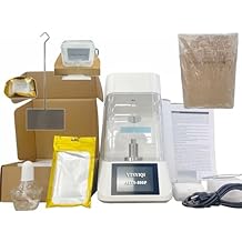 Automatic Liquid Surface Tensiometer Liquid Interfacial Tensiometer with Range 0 to 1000mN/m Accuracy 0.1mN/m Pt Board Method Test 4.3 inch Touch Screen Display ASTM D-971
