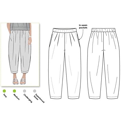 Style Arc Sewing Pattern - Ethel Designer Pant Sizes 18-30