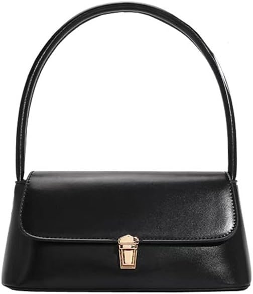 Women PU Leather Shoulder Bags Vintage Handbag Purses for Ladies Women Small Handbag Tote Bag Wallet With Buckle Closure Fashion Bag Work Traveling Retro Bag