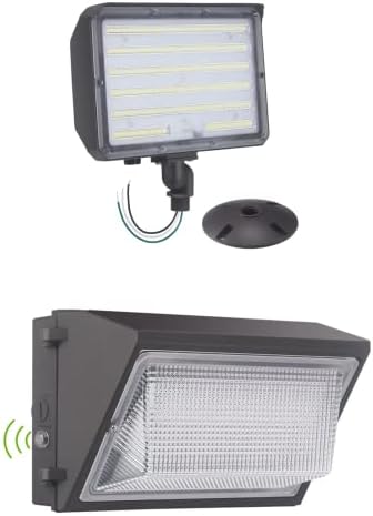 100w LED Flood Light and 120W LED Wall Pack Light Dusk to Dawn
