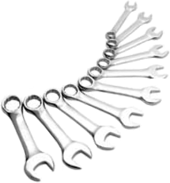 Sunex Tools 9930M Metric Stubby Combination Wrench Set, 10-Piece