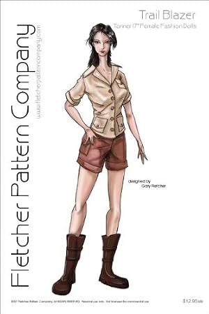 Trail Blazer Printed Sewing Pattern for 17" Lara Croft & Deeanna Dolls