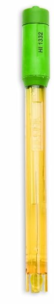 Hanna Instruments HI1332B PEI pH Electrode for Chemicals, Quality Control and Field Applications, BNC Connection, 0 to 13 pH, 1m Coaxial Cable