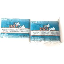 Cryopak Reusable Ice Packs for Lunches - Keeps Food Hot or Cold - Small Size Perfect for Lunch Boxes - Pack of 2 - Great Value