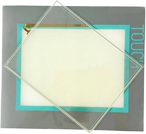 Touch Screen Glass, Protective Film 300 * 260mm, LCD Screen Compatible with MP277-10 6AV6643-0CD01-1AX1/1AX0/1AX2 6AV6643-5CD10-0CJ0(Glass and Film B)