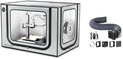 TOPCUBE 3D Printer Enclosure for Bambu Lab A1 Combo with Adjustable Ventilation Kit