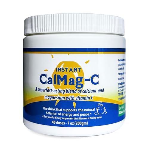 Instant Cal Mag C Fast-Acting, Absorbable Calcium, Magnesium and Vitamin C Replenishes Calcium & Magnesium, Enhances Body Function & Helps Prevent Depletions Improved Sleep