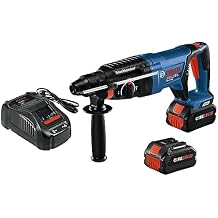 Bosch GBH18V-26DK24 18V EC Brushless SDS-plus BulldogTM 1 In. Rotary Hammer Kit with (2) CORE18V 8 Ah High Power Batteries