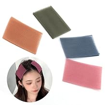 Hair pad packing 16 PCS Hair Pad Bangs patch for Men and Women accessories hair clips for styling sectioning (Pink Coffee Dark Green Dark Blue) US157