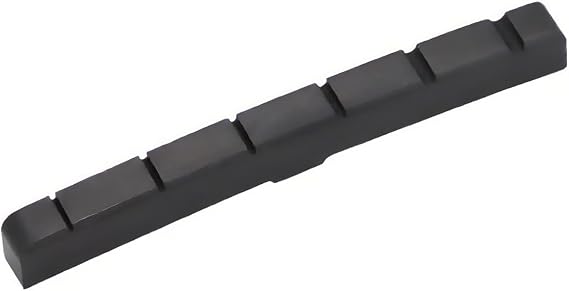 Solo Guitars Hosco HSBK-NS1-9.5 Shaped & Slotted Black Bone Electric Guitar Nut