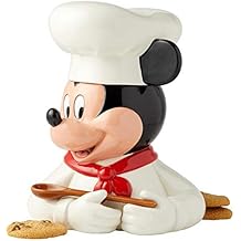 Enesco 6003743 Disney Ceramics Chef Mickey Mouse Cookie Jar, 11 Inch