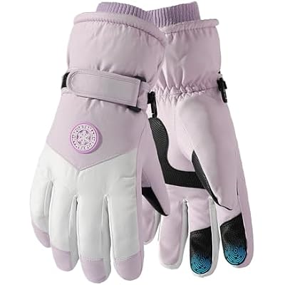 Winter Ski Gloves for Men & Women, Waterproof Insulated Cold Weather Work Gloves, Touchscreen Snow Gloves for Skiing, Snowboarding, Running, Cycling, Winter Work