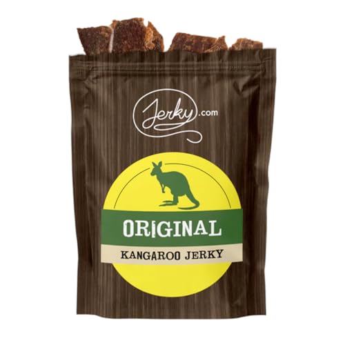 Original Kangaroo Exotic Jerky Premium High-Protein Exotic Snack, Tender & Flavorful, 100% Natural Ingredients, Perfect for On-the-Go 1.75 oz