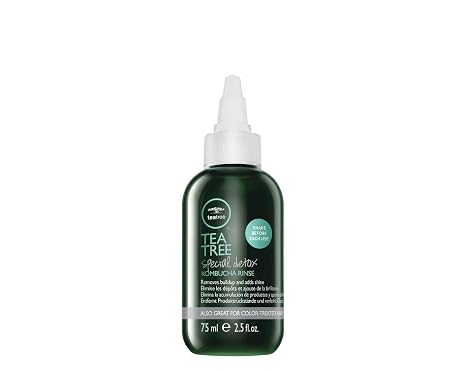 Tea Tree Special Detox Kombucha Rinse, Removes Buildup, Adds Shine, For All Hair Types