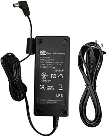 Original CWT 12V UL AC/DC Adapter Compatible with Zebra ZQ500 ZQ510 ZQ520 ZQ521 ZQ 500 510 Printer ZQ52-AUE0000-00 ZQ52-AUE0010-00 FSP FSP050-DBCD1 P1026943-2 9NA0501609 12VDC 4A 4.16A 48W 50W Power