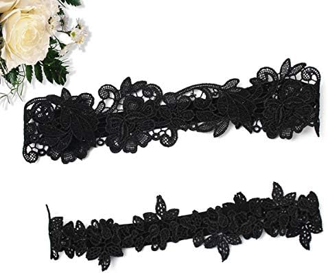 GARGALA Wedding Garter Set Lace Garters Belt Bride Women White Blue Black Garter Size Optional