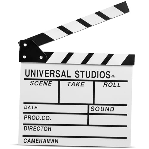 12x11 Movie Film Clap Board Wooden Movie Clapboard Film Clapper Board White