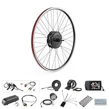 500W Electric Bike Conversion Kit - 48V 415RPM Rear Hub Motor, Upgraded Controller, LCD Display, PAS Sensor - Ebike Kit for City & Mountain Bikes