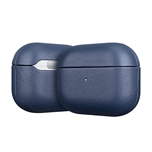 LOPIE Leather Case Compatible with AirPods 3 Released in 2021, Handmade Case Fully-Wrapped with Full-Grain Leather, Protective Hard Cover for Gen 3 AirPods Not for AirPod Pro 3rd Generation, Red