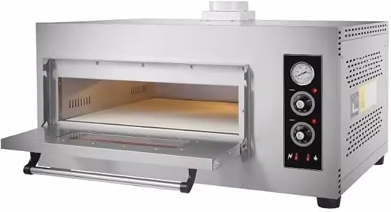 Commercial Natural Gas Pizza Oven, 1-Layer Stone Deck