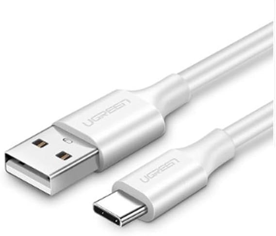 Ugreen USB to USB C Hızlı Şarj Kablosu Beyaz 2 Metre