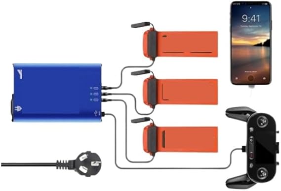 Drone accessories For 5in 1 Charging for Hub For Autel for Robotics for EVO 2 Battery Charger for Drone Controller/Battery/Smart Phone