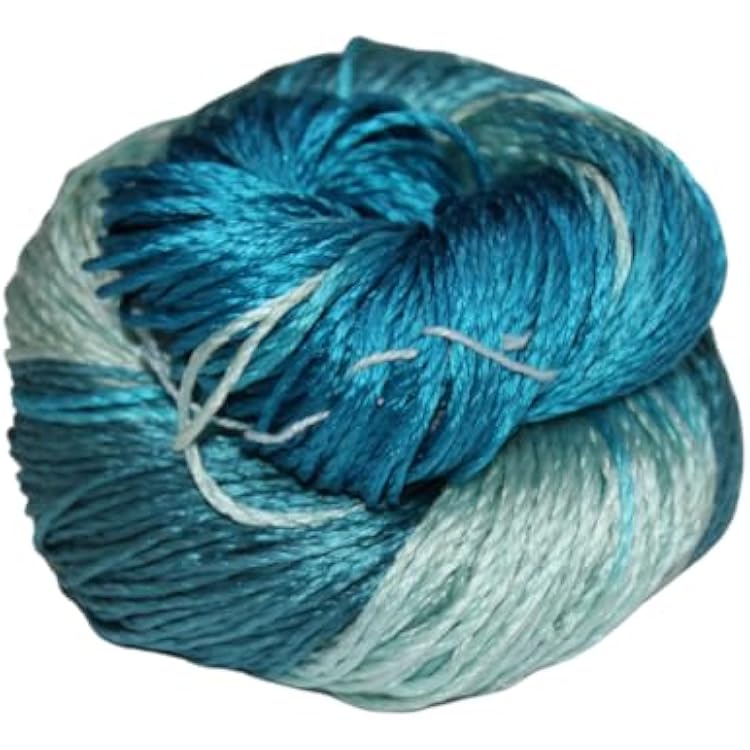 Knitsilk 3 Ply 100% Mulberry Silk Lace Weight Yarn | Perfect for Knitting & Crocheting and Weaving | Premium Quality Silk Yarn for Luxurious Creating Projects.50 Grams 260 Yards, Sky Blue