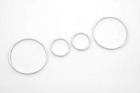 Chrome Speedometer Gauge Dial Ring Instrument Panel Ring fit for for BMW E39 M5 M 5 Series E38 E53 X 5