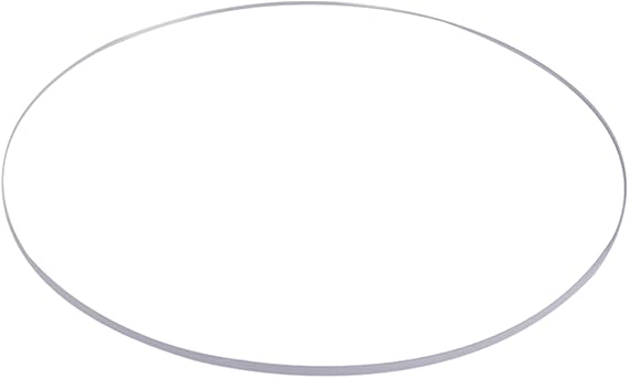 Acrylic Sheets Glass Acrylic Panel Display Block Round Shape Suitable for Handcrafting, Various Sizes,Thick:3mm,Dia:350mm