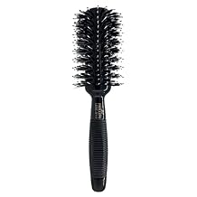 Phillips Brush Luxe Monster Vent 4 Poly-Tipped Professional Hair Brush (2.75 Diameter Barrel) Black & Rose Gold Vented Hairbrush, Mixed Boar Hair & Poly-Tipped Nylon Bristles