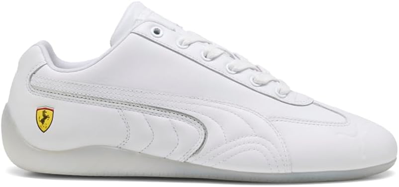 PUMA Mens Scuderia Ferrari Speedcat Miami White Lace Up Sneakers Shoes Casual - White - Size 13 M