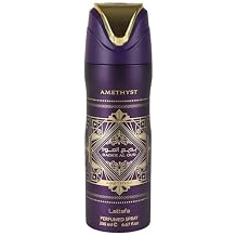 Lattafa Bade'e Al Oud Amethyst Floral, Spicy, Woody, Sweet Perfumed Deodorant Spray for Unisex, 6.67 Ounce / 200 ml