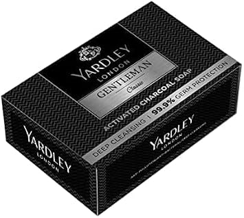 100 Gram Yardley London Gentleman Classic Activated Charcoal Soap (Pack of 2)