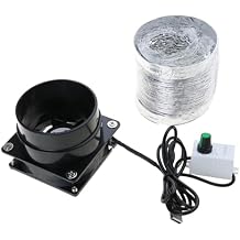 USB Adjustable Speed Air Ventilation Blower Inline Window Exhauster Toilet Kitchen Exhaust Fan Power Tools