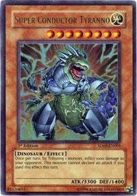 Yu-Gi-Oh! - Super Conductor Tyranno (SD09-EN001) - Structure Deck 9: Dinosaur's Rage - 1st Edition - Ultra Rare