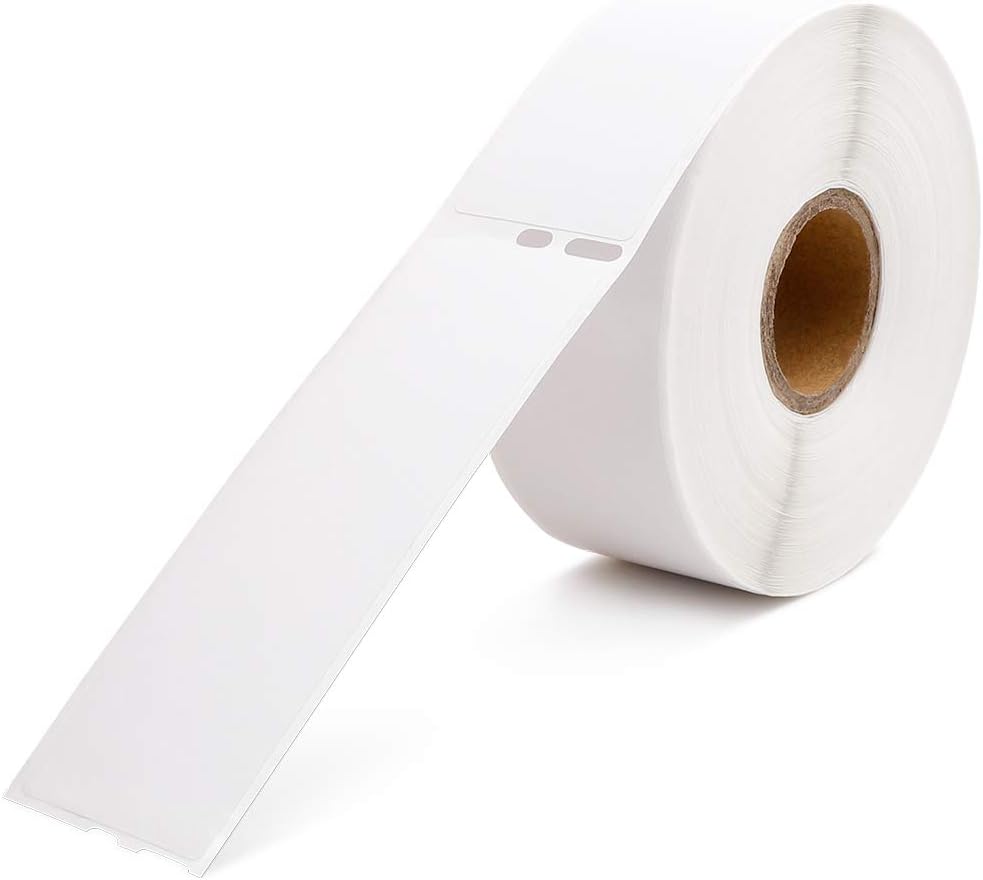 12 Rolls 1-1/8" x 3-1/2" Thermal Labels Replacement for DYMO LW 30252 Multipurpose Address Barcode Label Maker Refills for Label Writer 450, 450 Twin Turbo, 4XL Printers