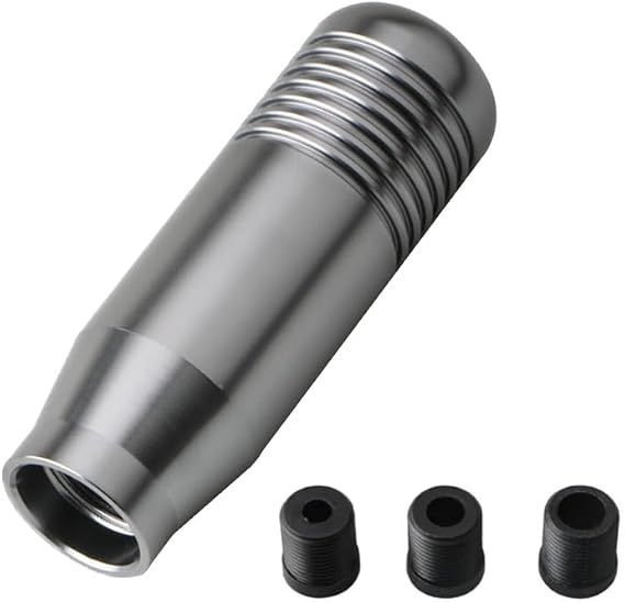 Universal Car Shift Knob, Manual 8.5CM 5/6 Speed Gear Knob-Silver