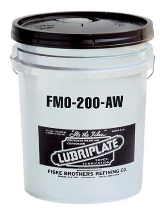Lubriplate L0881-060 FMO-200 AW Multi-Purpose, Food Grade USP White Mineral Oil, 5 Gallon Pail
