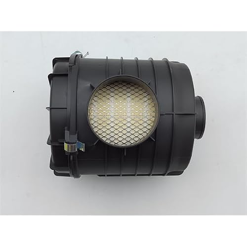Black Air Filter, Air Cleaner Asm, Cleaner Assembly with Box for Isuzu NQR NPR-700P NPR150 NMR130 NLR130 GMC W3500 W4500 W5500 NPR-HD NQR NRR 4HK1 2005-2018 Replaces 8-98050-415-1, 8980504152