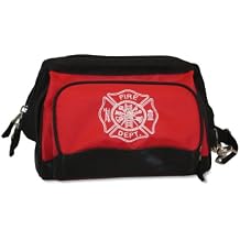 Lightning X Products Fireman's All-Purpose Wide Mouth Toiletry/Personal Tool Bag for Shift Firefighter with Maltese Cross